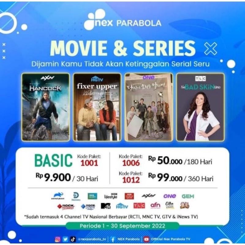 Paket basic nex parabola shopee malaysia