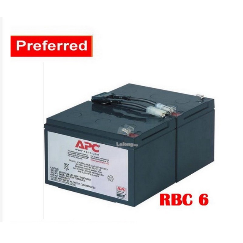 [Ready Stock] APC Replacement Battery Cartridge RBC 6 ( APC ORIGINAL