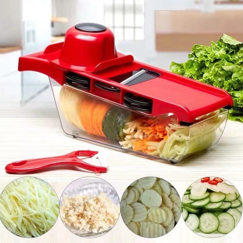 LMJ Professional Mandolin Slicer Julienne Cutter Chopper Fruit