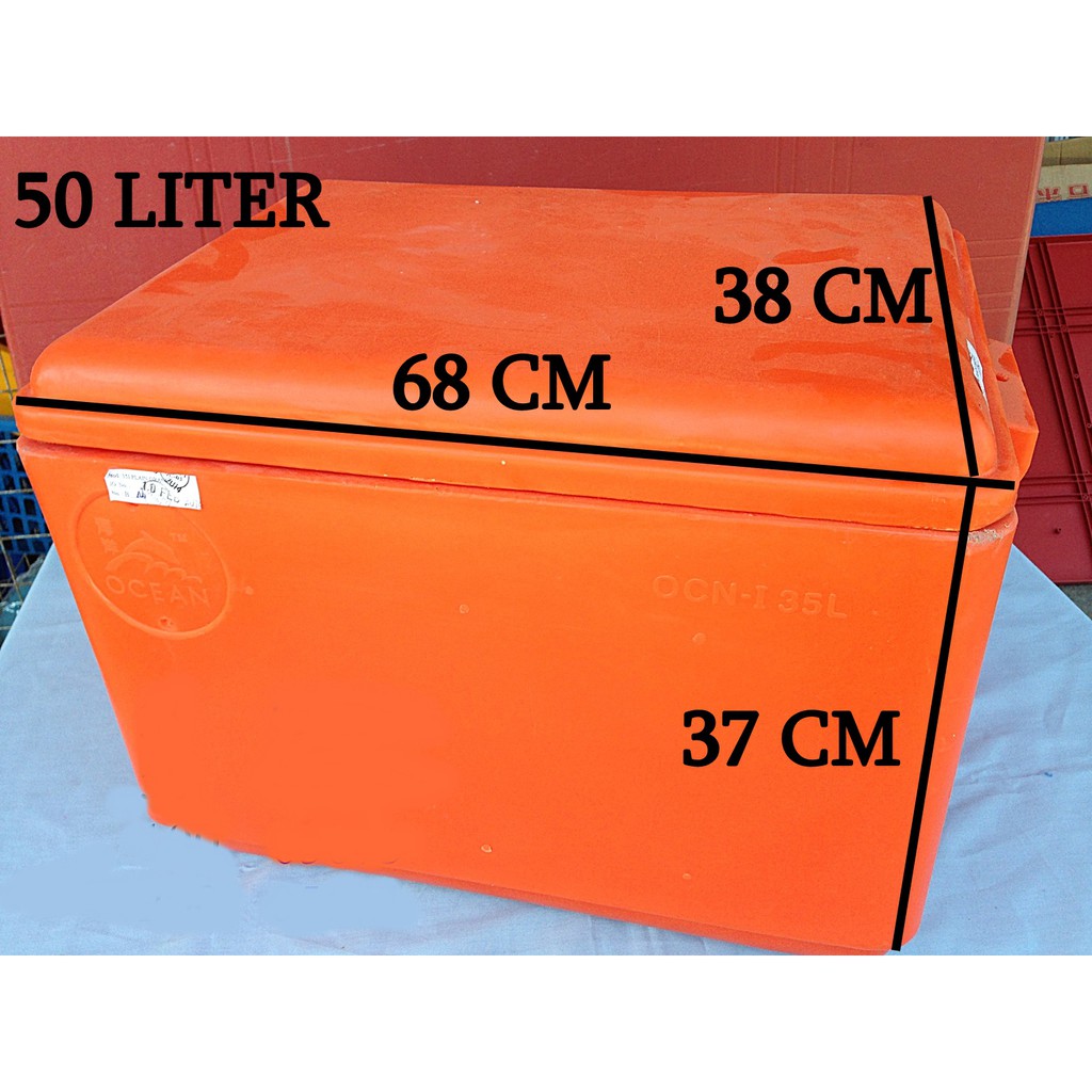 50 Liter Heavy Duty Insulated Thermal Ice Box/ Picnic Storage Box/ Fish