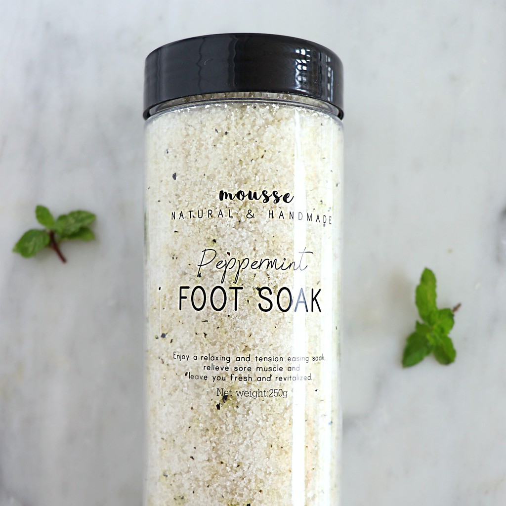 Peppermint Foot Soak / Epsom Salt / Sea Salt / Refresh & Revitalize