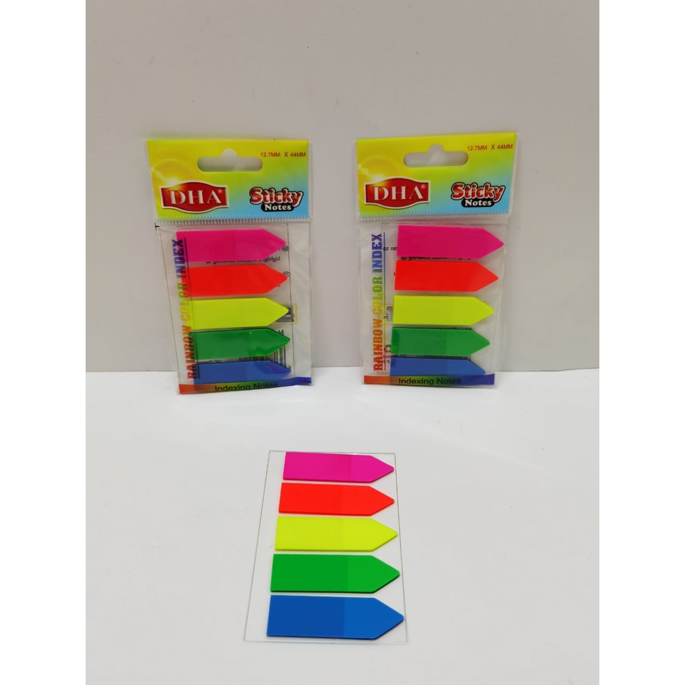 Sticky Flags 45X12mm 20Sheets X 5colors | Shopee Malaysia