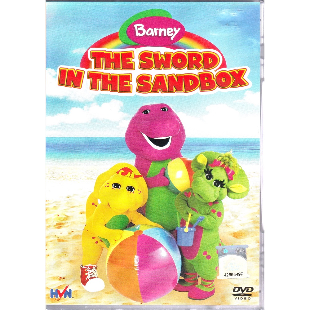 Dvd barney the sword in the sandbox shopee malaysia