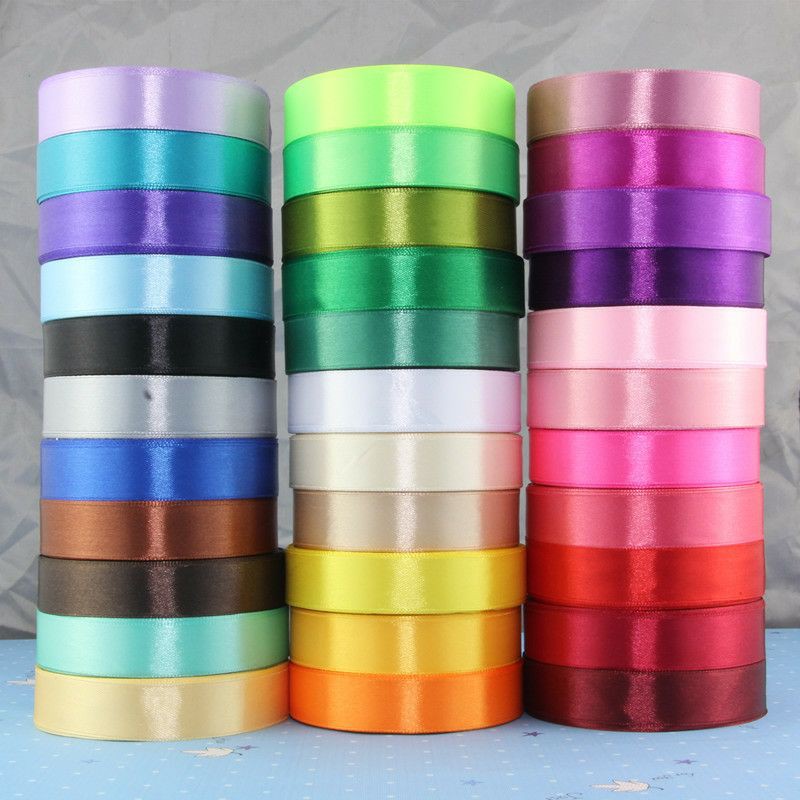 READY STOCK 2CM 25M SATIN RIBBON WEDDING BIRTHDAY RIBON RIBEN HANTARAN ...
