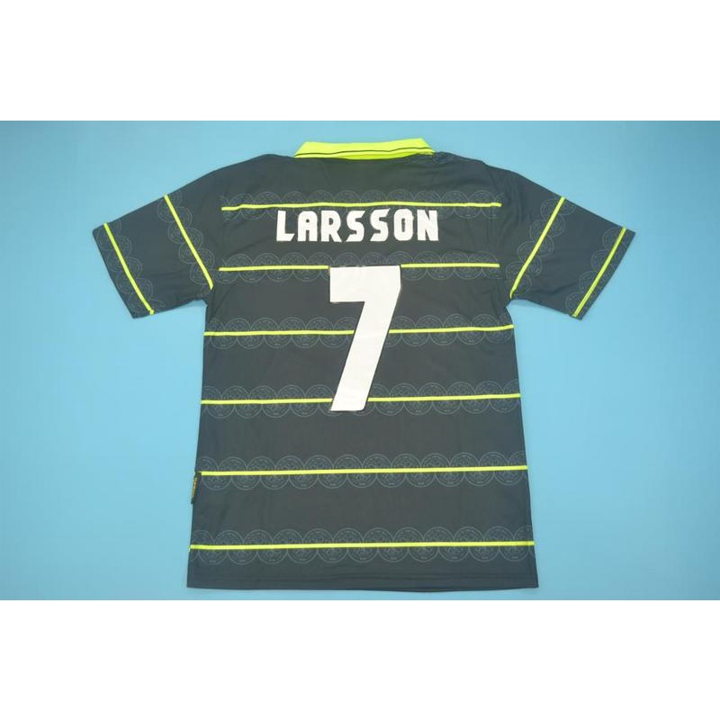 1998-99 Celtic Away Shirt Larsson #7 - 6/10 - (XL)