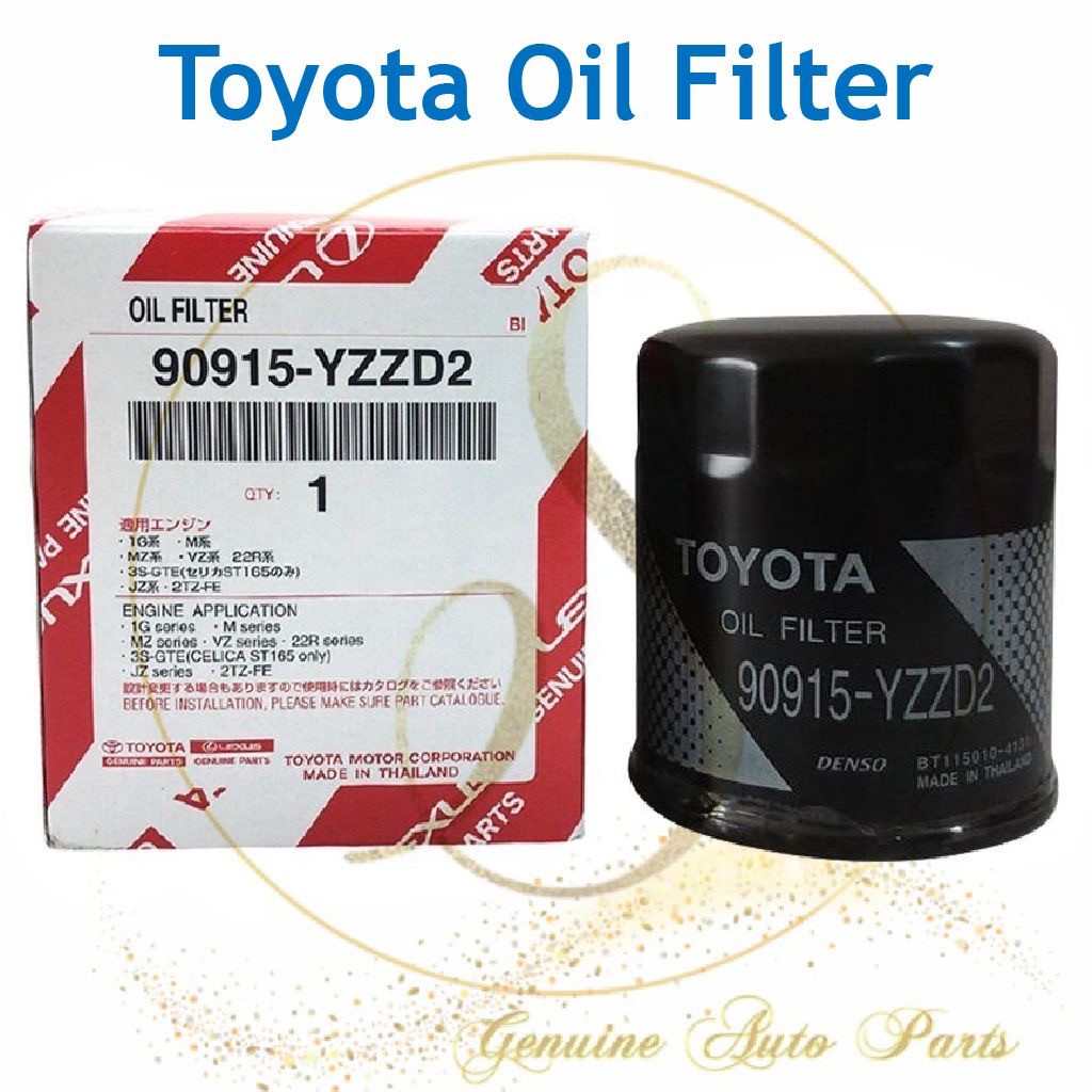 (100% Original) Toyota Genuine Oil Filter 90915-YZZD2 -Hilux/ Innova ...