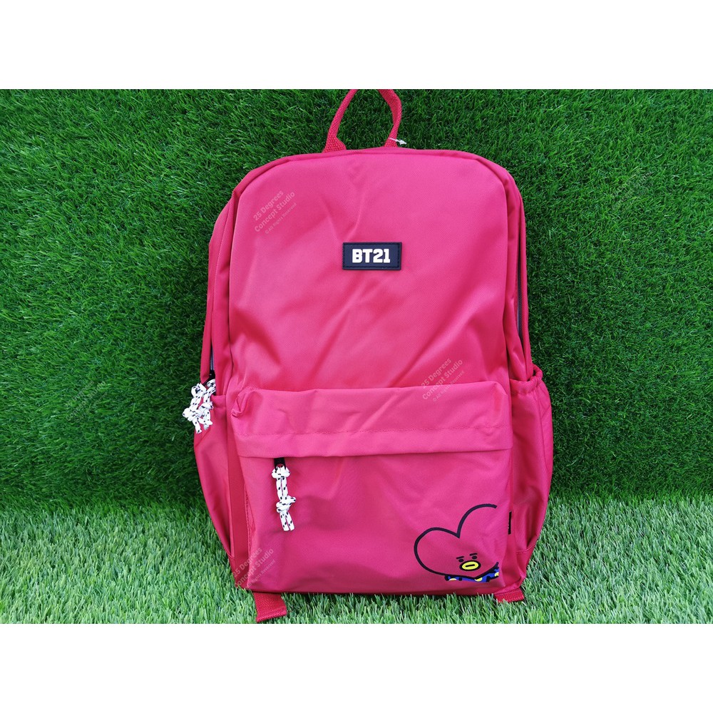 25Degrees READY STOCK Kpop BTS BT21 TATA Cartoon Character Student Secondary School Bag Teenagers Backpack Beg Sekolah Shopee Malaysia