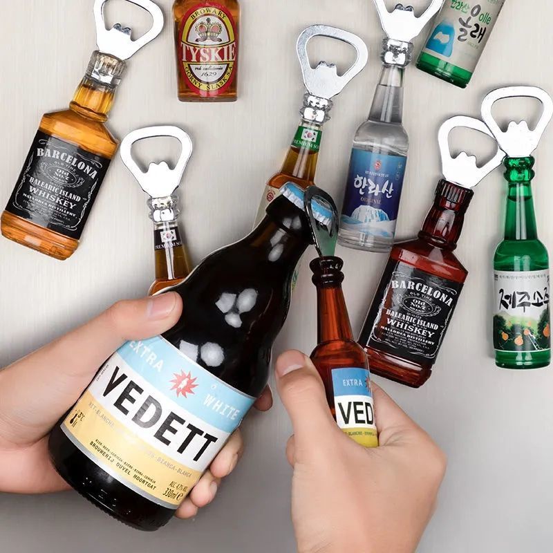 Creative Fun Corkscrew Refrigerator Stickers Magnetic Stickers Wine ...