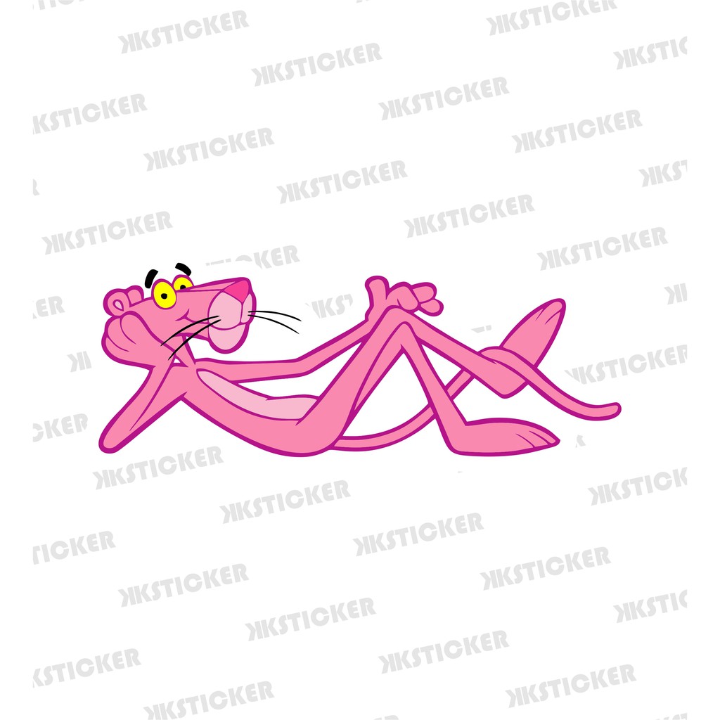 Pink Panther Sticker | Waterproof + Lamination Vinyl Sticker | Shopee ...