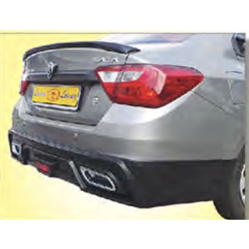 🔥PU8253 SAGA 2016”REAR SKIRT十CHROME (AEROTECH ) | Shopee Malaysia