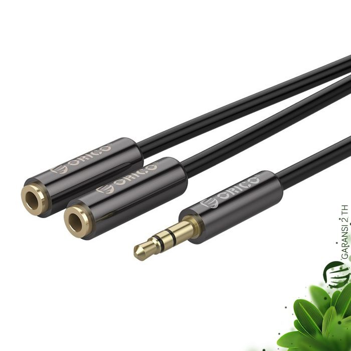 Orico AM2F2 Speaker Cable 2 in 1 Male to Female 3.5mm Audio Auxiliary