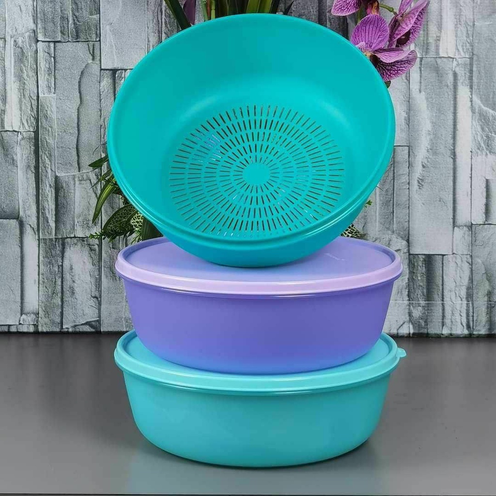 Tupperware brand Modular Bowl with Colander Set | Shopee Malaysia