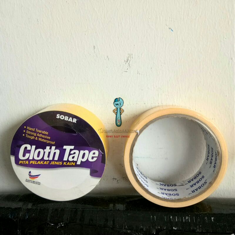 Cloth Tape 32mm | Sobar Binding Tape | Tape Kain | Rubber Tape | Shopee ...