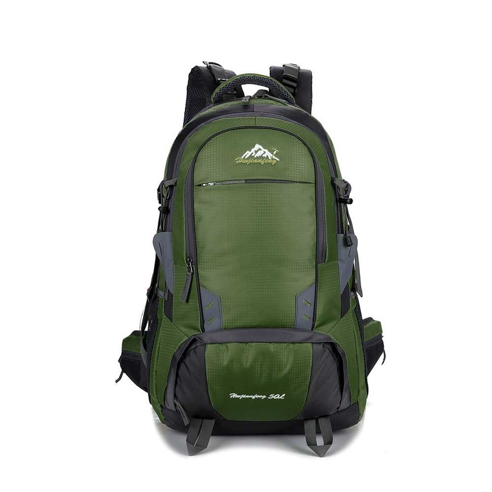 Hwjianfeng 50L Water Resistant Backpack (army green) | Shopee Malaysia