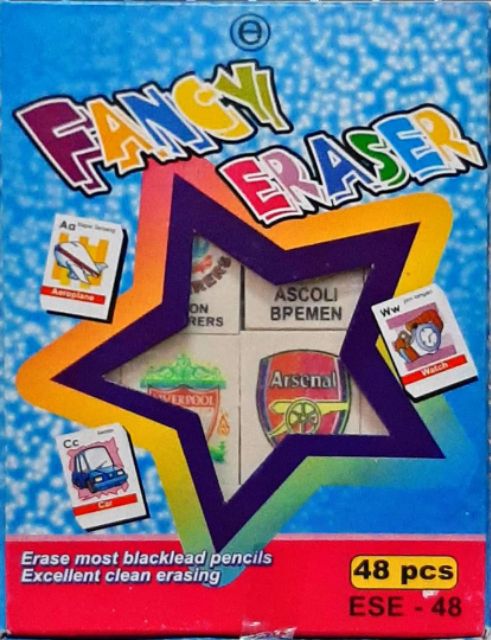 Fancy eraser in box (48's) | Shopee Malaysia