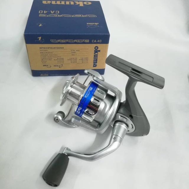 Okuma Spinning Fishing Reel Cascade Mesin Pancing With/ Without