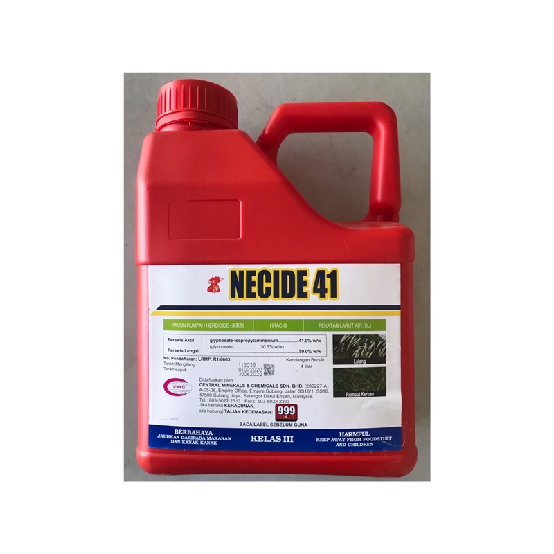 RACUN RUMPUT RUMPAI NICIDE 41 /HERBICIDE SERAP | Shopee Malaysia