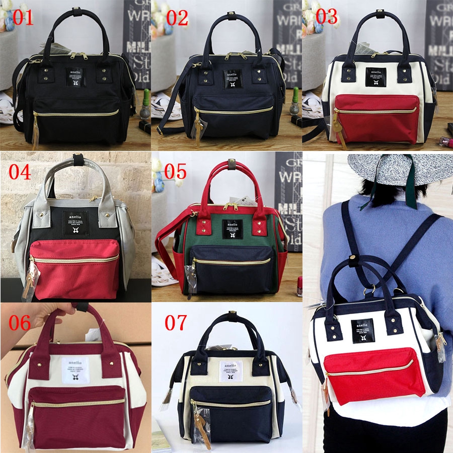 Anello Japan Anello Way Shoulder Bag Japan Anello Mini Three-use Handbag  Shoulder Backpack Bag