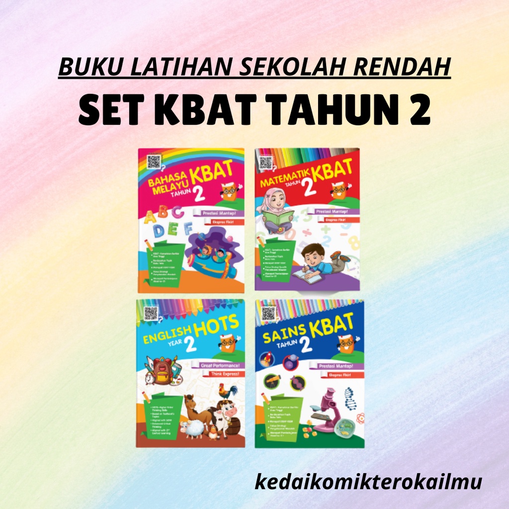 Aras Mega - Buku Latihan Sekolah Rendah Tahun 2 Set KBAT Tahun 2 | Buku ...