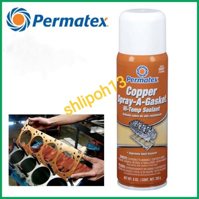 PERMATEX HiTemp Sealant Copper Gasket Spray (255g) Shopee Malaysia
