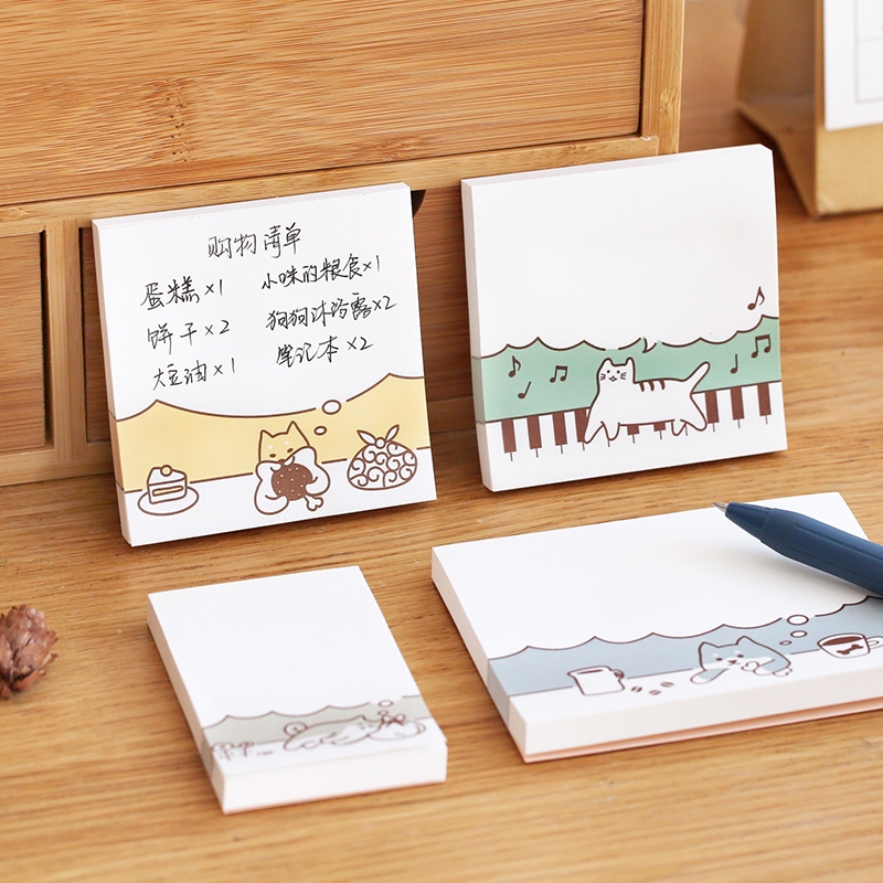 M&G 80 Sheets Cute Sticky Note Student Stationery Message Memo Guest ...