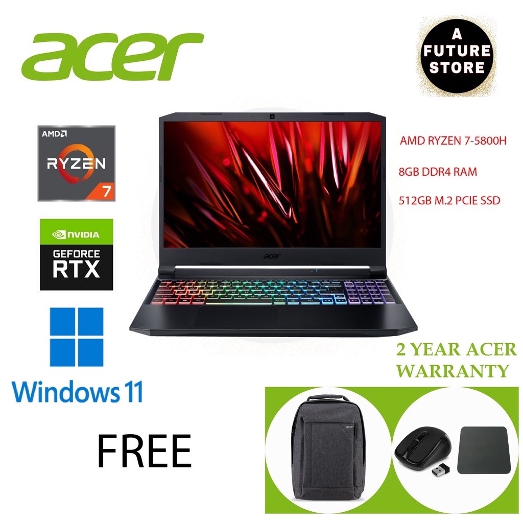 Acer Nitro 5 AN515-45-R5PP 15.6'' FHD 144Hz Gaming Laptop ( Ryzen 7 ...