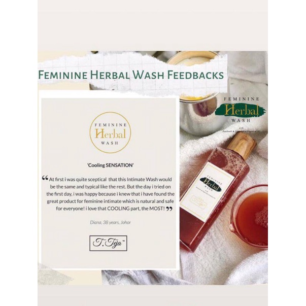 FEMININ HERBAL WASH + 🎁BY JAMU TUN TEJA Shopee Malaysia
