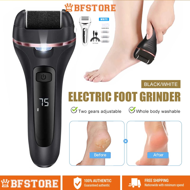 13 in 1 Hard Skin Remover for Feet, Rechargeable Pedicure Tools Foot  Scrubber Care Kit, Electric Foot File to Remove Cracked Heels Calluses Dead  Skin, White 