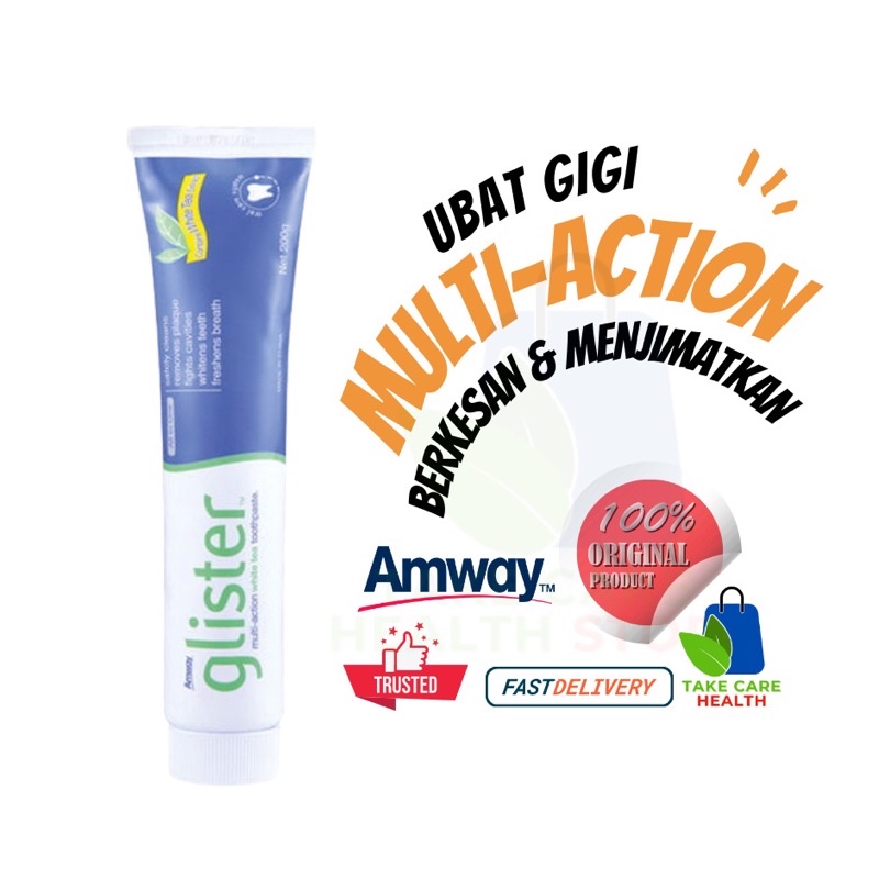 GLISTER Multi-Action White Tea Toothpaste - 200g | Shopee Malaysia