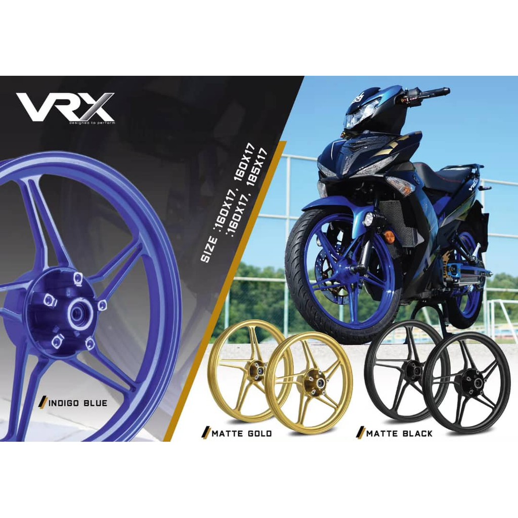 SPORT RIM ALLOY 5 SPOKE V1 1SET FOR Y15ZR | Shopee Malaysia