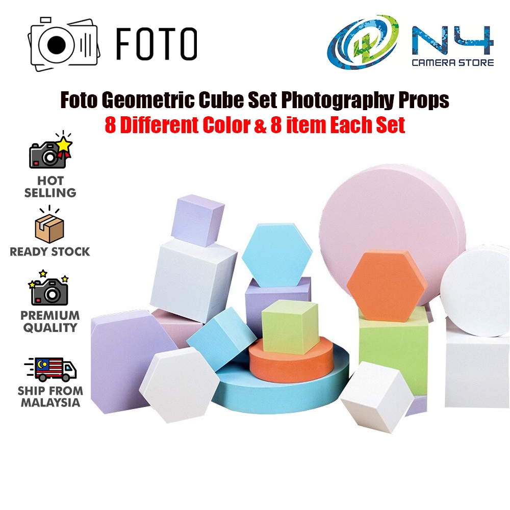 Foto Product Photography Props Photography Foam Bubble Geometric Cube ...