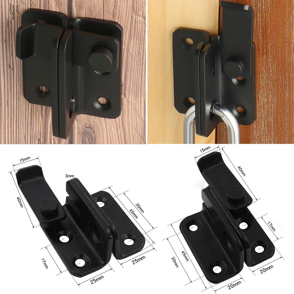 Slide Bolt Door Lock Gate Latch Tiny Padlock Hasp, Stainless Steel ...