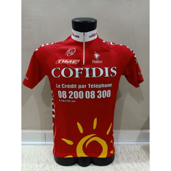 Maillot Cycliste NALINI PRO - Total Direct Énergies - Blanc Taille M - Neuf Sans étiquette