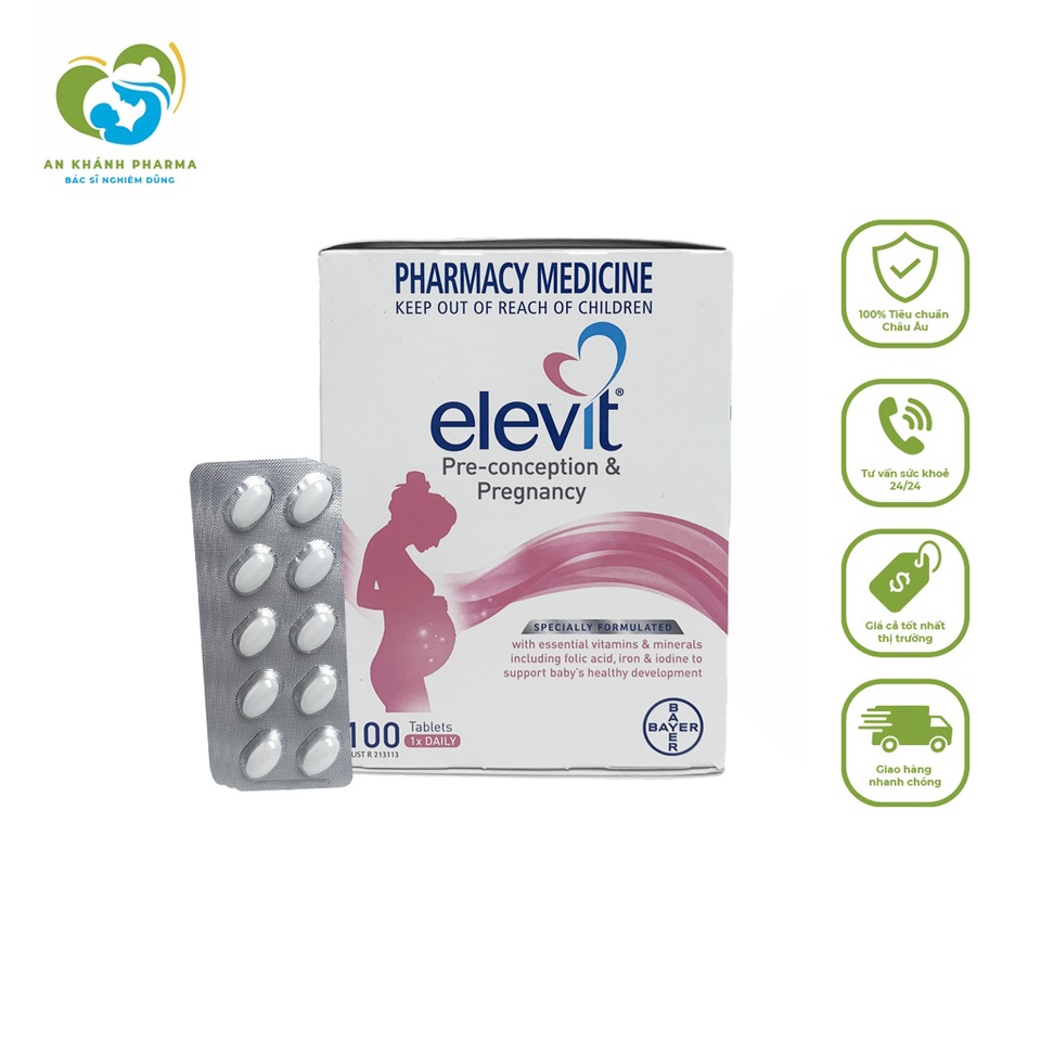 Elevit Multivitamin For Pregnant Mothers Health Promotion Before, During And After Pregnancy