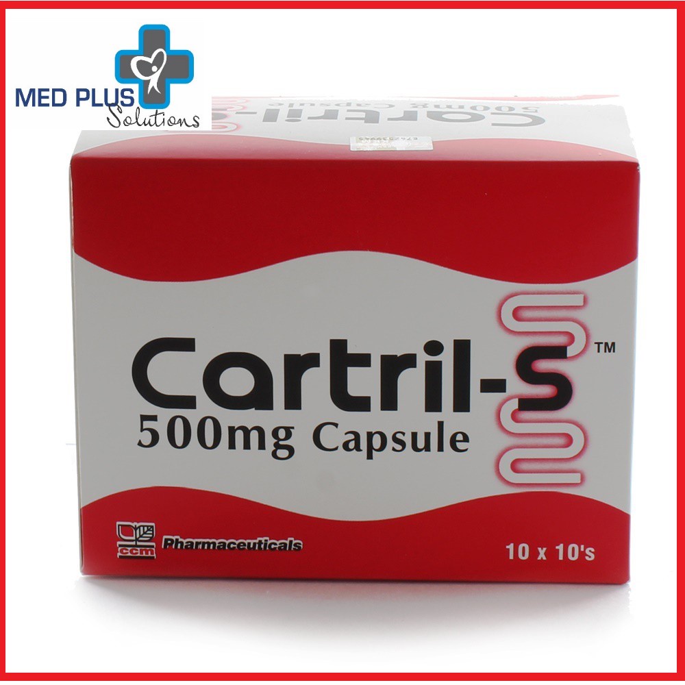 Cartril-S 500mg capsule 10x10's (Exp:3/2028) | Shopee Malaysia