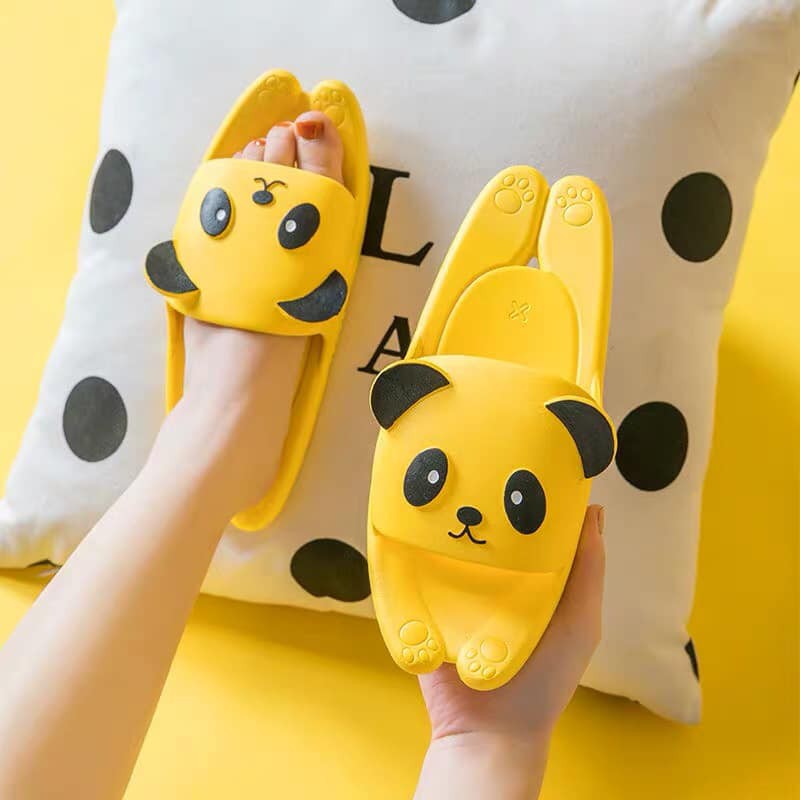 (Ready Stock) cute Panda Slippers Shopee Malaysia