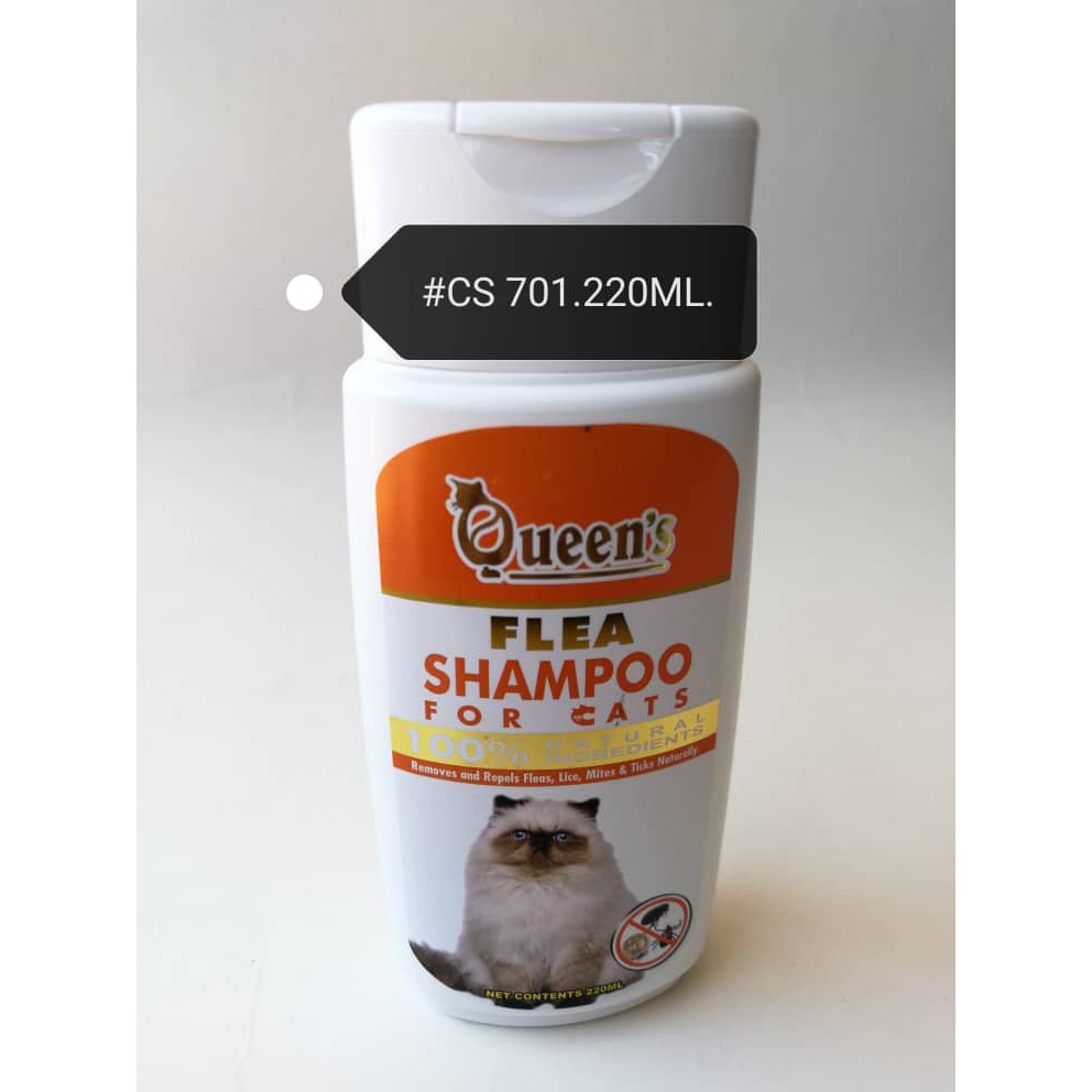 Queen's Cat Flea Shampoo Lice Mites Ticks (220ml) | Shopee Malaysia