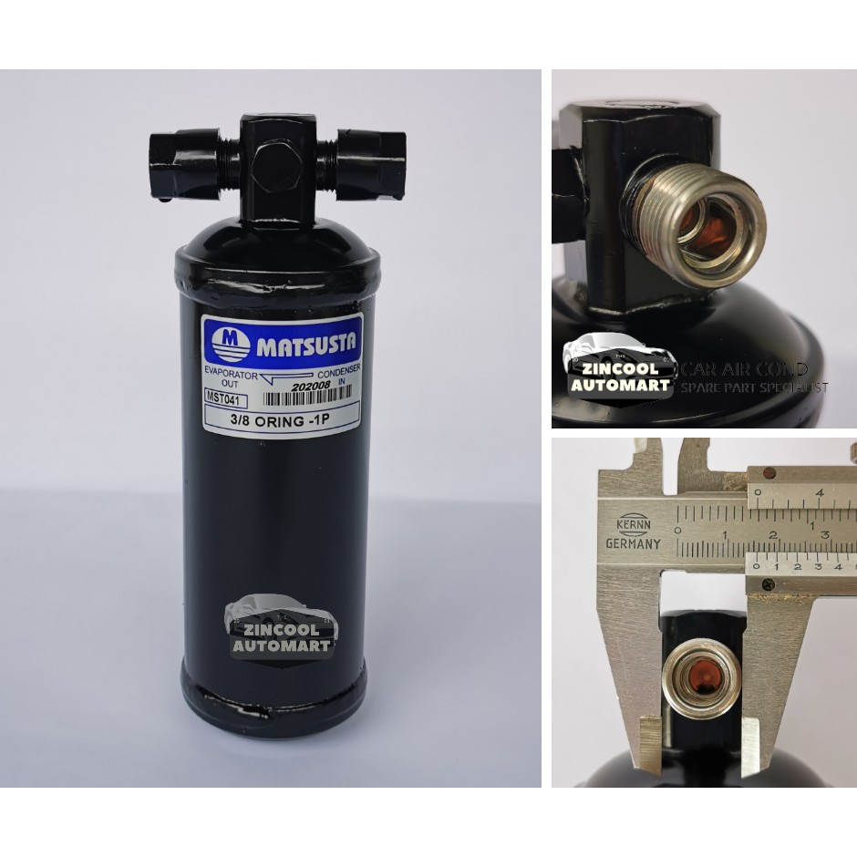 Universal Receiver Filter Drier 3/8 O'ring Sentra With 1 Plug Besi ...