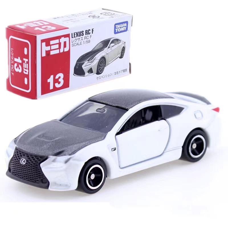 Modèle Réduit Tomica Takara Lexus RC F #13 - Échelle 1/59, Blanc, Métal - Occasion
