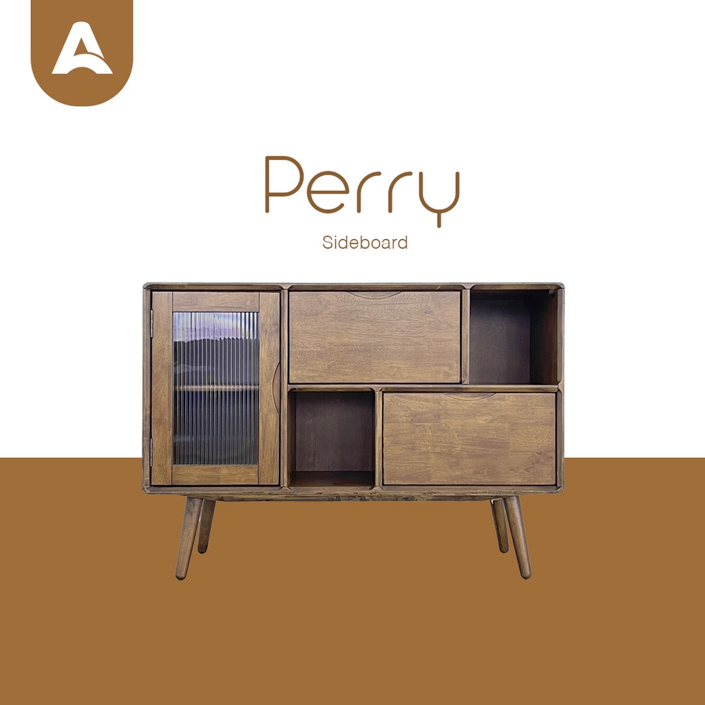 Arturo - Perry Solid Wood Sideboard | Shopee Malaysia