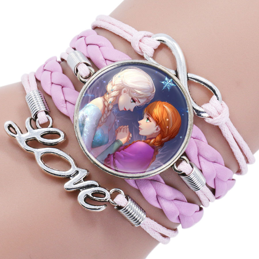 Disney Frozen 2 Elsa Anna Princess Cartoon Bracelet Action Figure Toys lovely Wristand Girl Gift Christmas Birthday Gifts Toys Shopee Malaysia