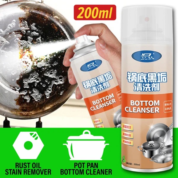 Mango_leong0123 [ 200ml ] Bottom Cleanser Pots & Pans Cleaner Spray