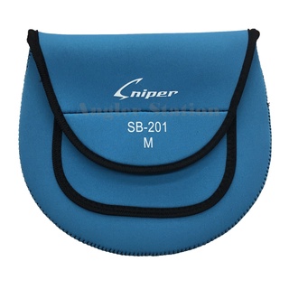 Sniper SB-201 Spinning Reel Bag Cover Pouch Case Size S/M/L Beg Mesin  Pancing Fishing Reel Cover Shimano Stradic Daiwa