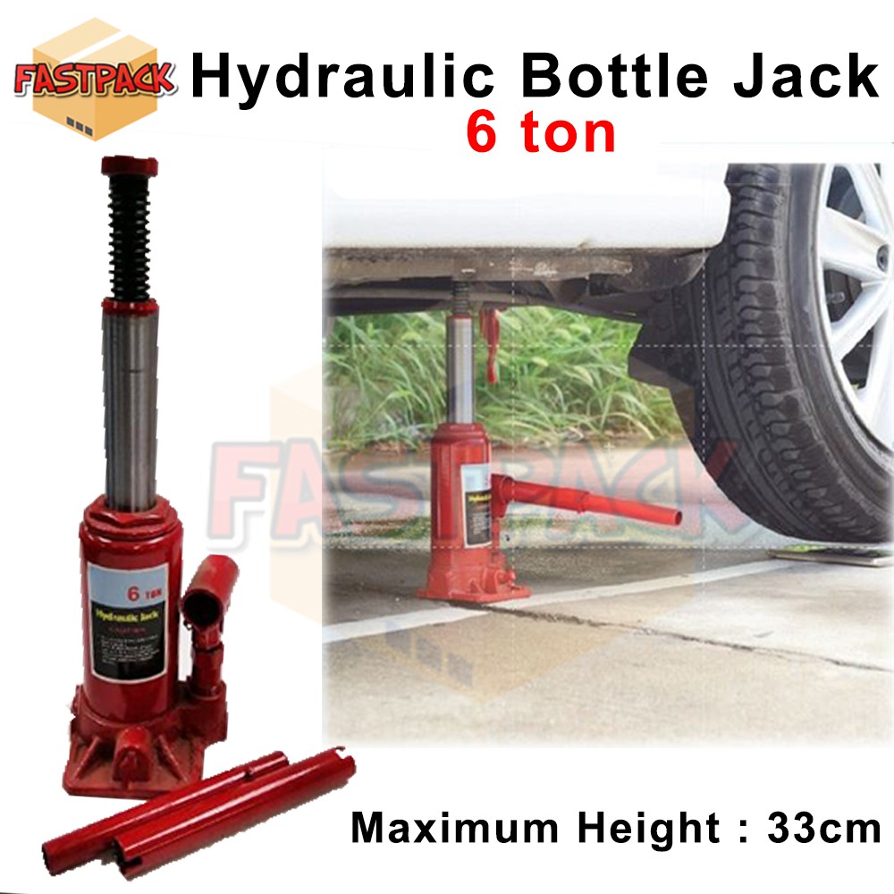 Portable HEAVY DUTY HYDRAULIC BOTTLE CAR JACK Garage Jack Kereta ...