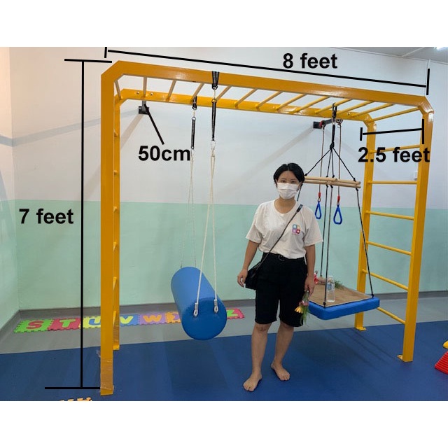 Steel Monkey Bar Multifunctional suspensions Sensory training hanging