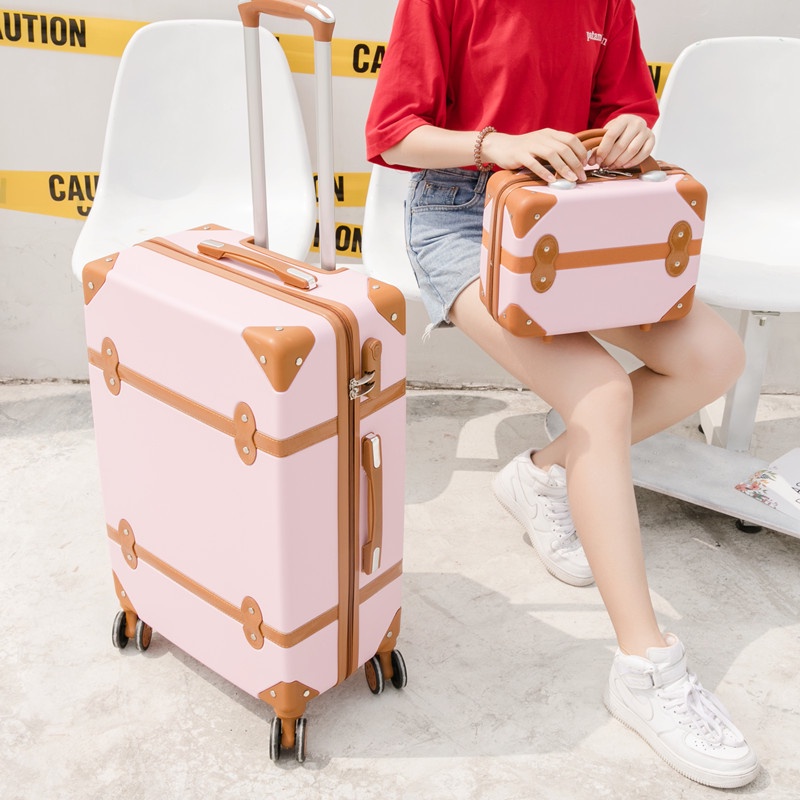 READY STOCK SENYAO Premium Vintage Luggage Sets 26 Trolley Suitcase and 12 Hand Bag Shopee Malaysia