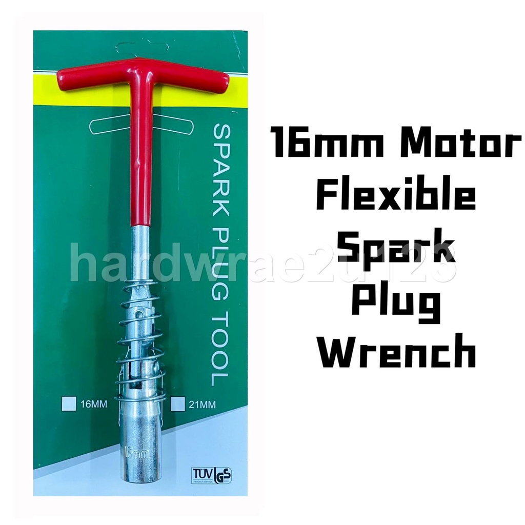 16mm Spark Plug Removal Tool TBar THandle Spanner Socket Wrench