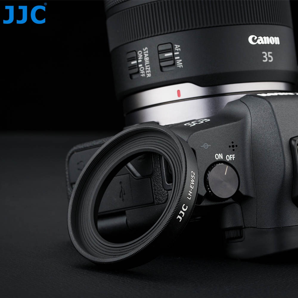 JJC LHEW52 Aluminium Camera Lens Hood Replace EW52 for Canon RF 35mm