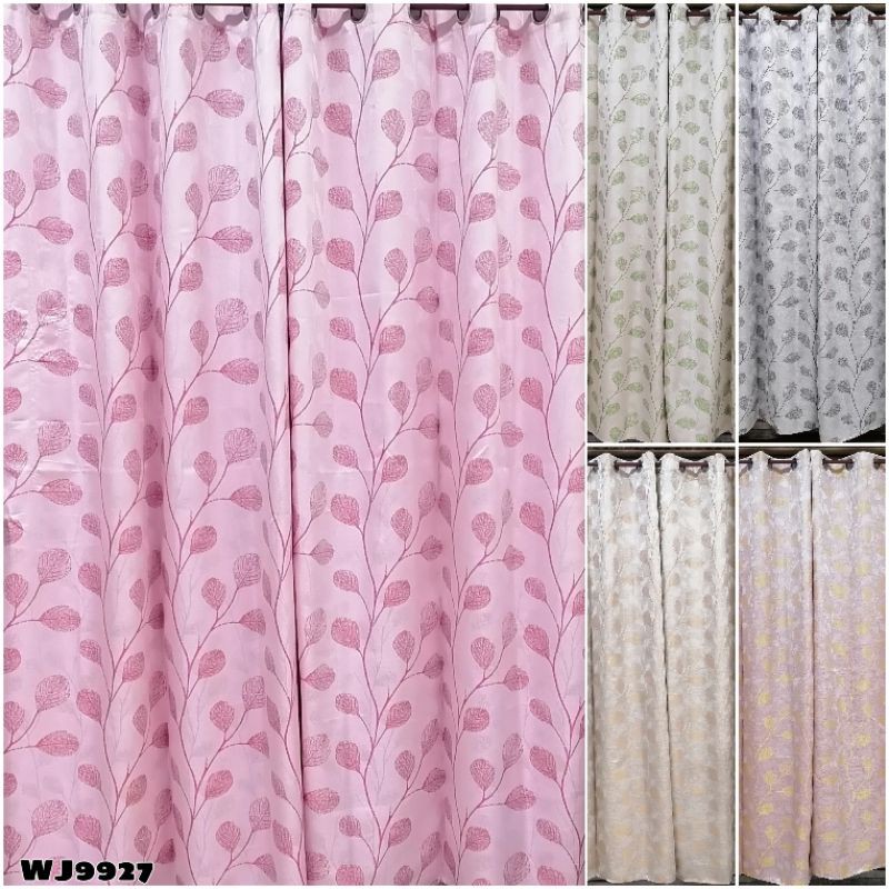 New Elegant Brocade Curtain Panel Good Quality Kurtina With Ring For