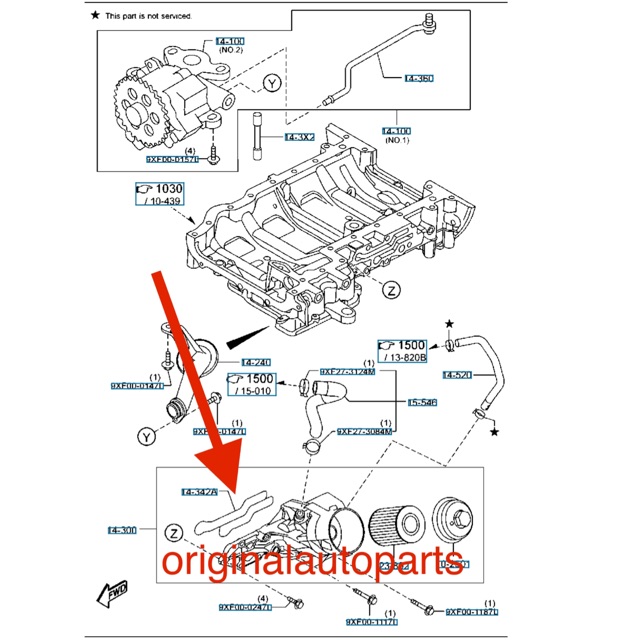 Ford Ranger T6 2.2 3.2 Engine Oil Cooler Ring Gsk (SET) | Shopee Malaysia
